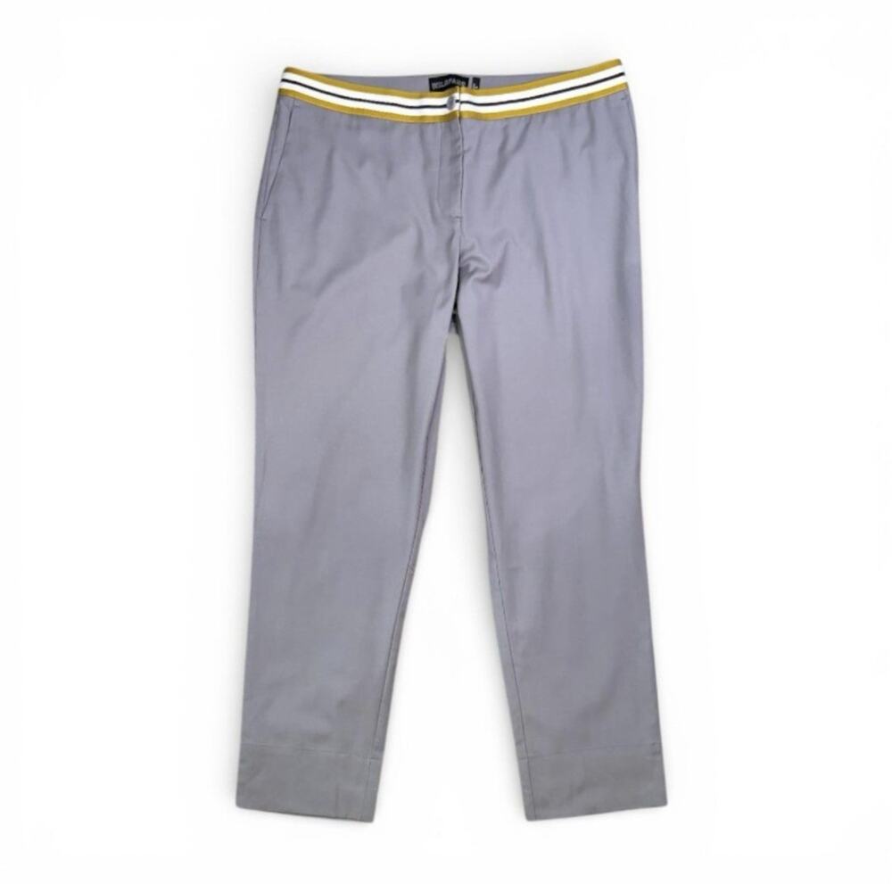 NEW Wildfang Empower Taped Trouser Pants Gray Size 8 Tapered Gray NWT